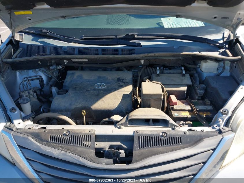 5TDYK3DC8ES486497 2014 TOYOTA SIENNA, photo no. 10