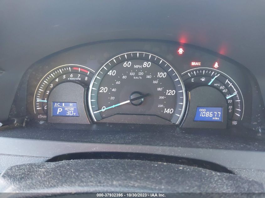 2013 TOYOTA CAMRY L/LE/SE/XLE - 4T1BF1FK7DU246821