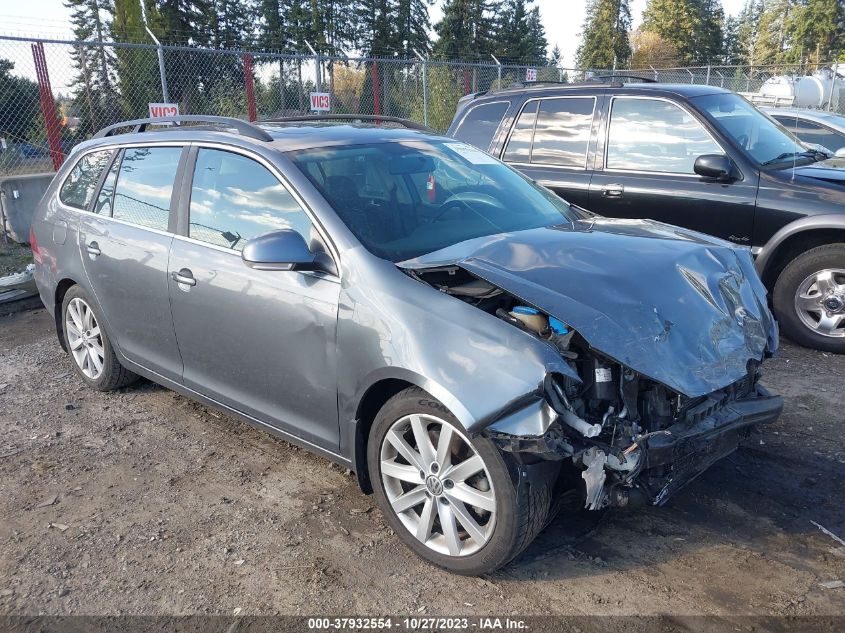 2014 VOLKSWAGEN JETTA SPORTWAGEN TDI W/SUNROOF - 3VWML7AJ0EM604254