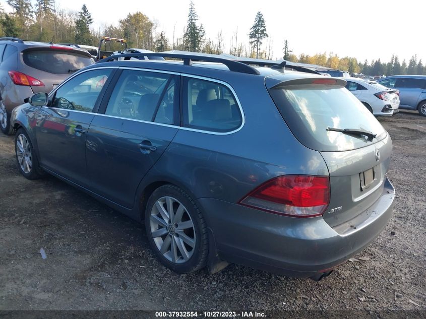 2014 VOLKSWAGEN JETTA SPORTWAGEN TDI W/SUNROOF - 3VWML7AJ0EM604254