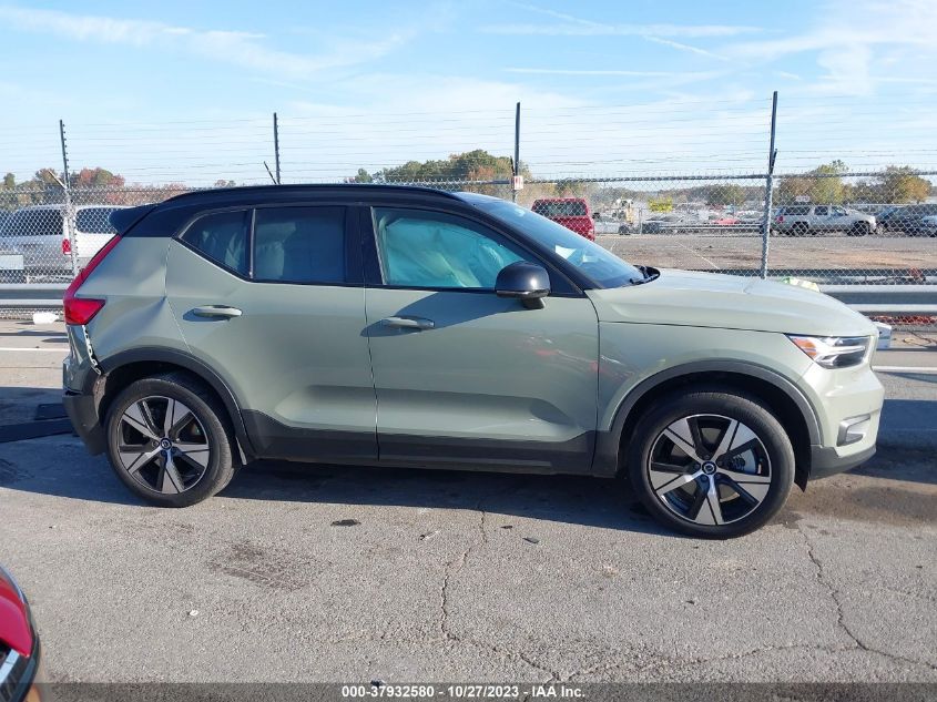 2021 VOLVO XC40 RECHARGE PURE ELECTRIC P8 - YV4ED3URXM2528365