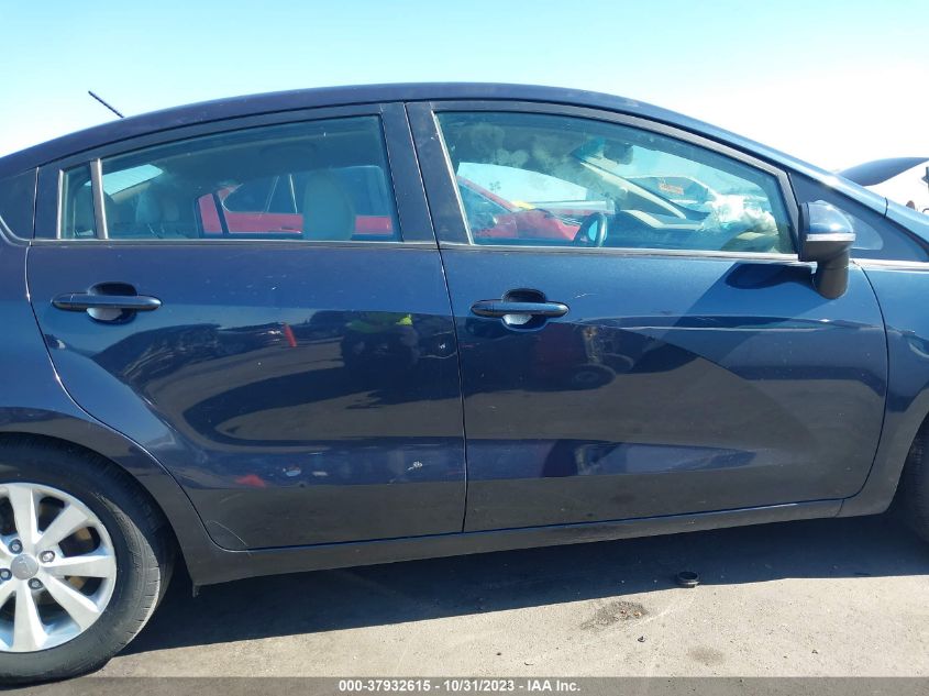 2013 KIA RIO EX - KNADN4A39D6158159