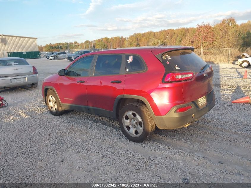 2014 JEEP CHEROKEE SPORT - 1C4PJLAB3EW149584