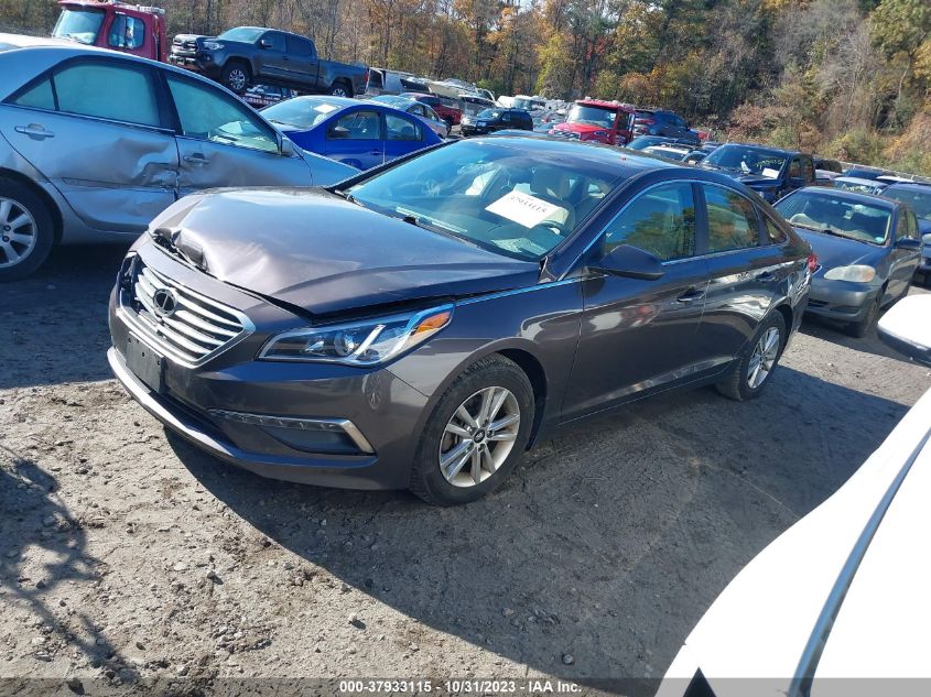 2015 HYUNDAI SONATA 2.4L SE - 5NPE24AFXFH216038