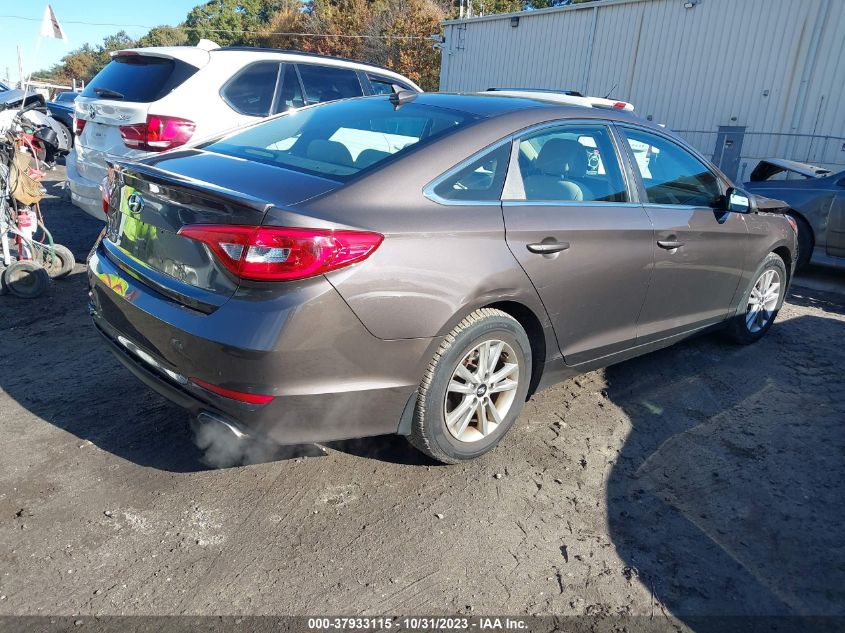 2015 HYUNDAI SONATA 2.4L SE - 5NPE24AFXFH216038