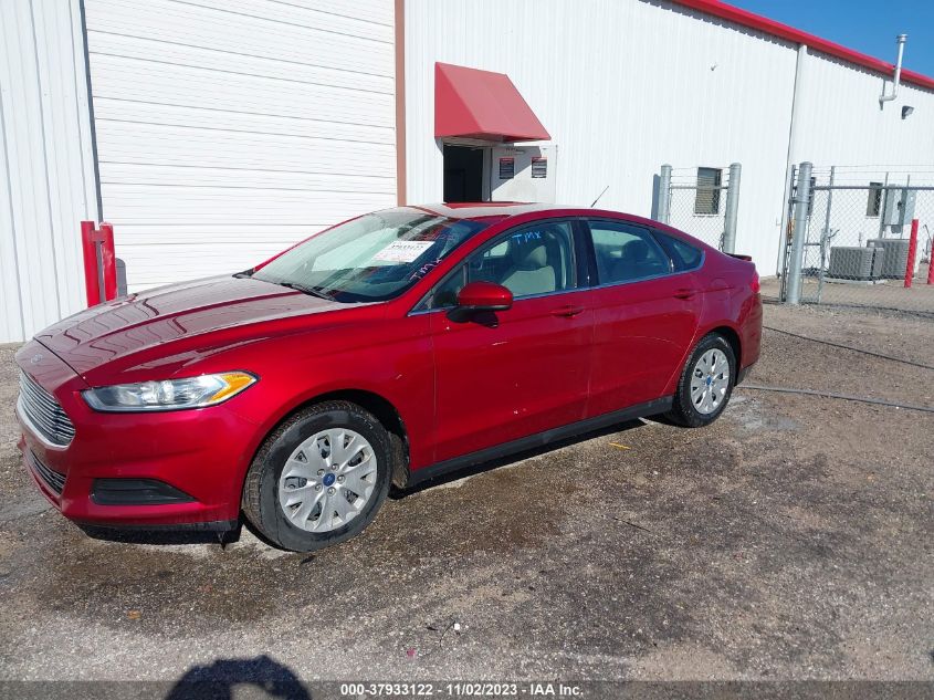 2013 FORD FUSION S - 3FA6P0G76DR215256