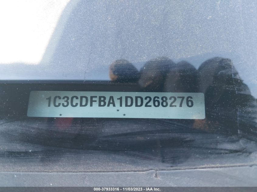 2013 DODGE DART SXT - 1C3CDFBA1DD268276