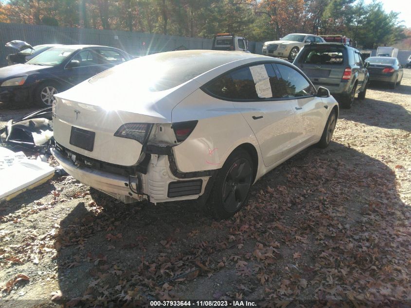 2022 TESLA MODEL 3 - 5YJ3E1EA7NF121106