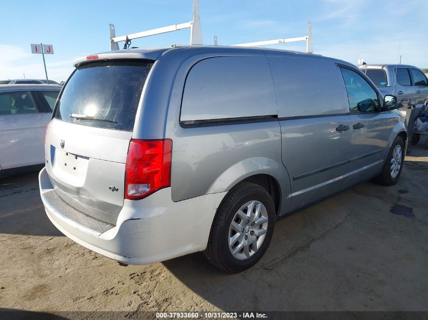 2014 RAM CARGO VAN TRADESMAN 2C4JRGAG5ER259157