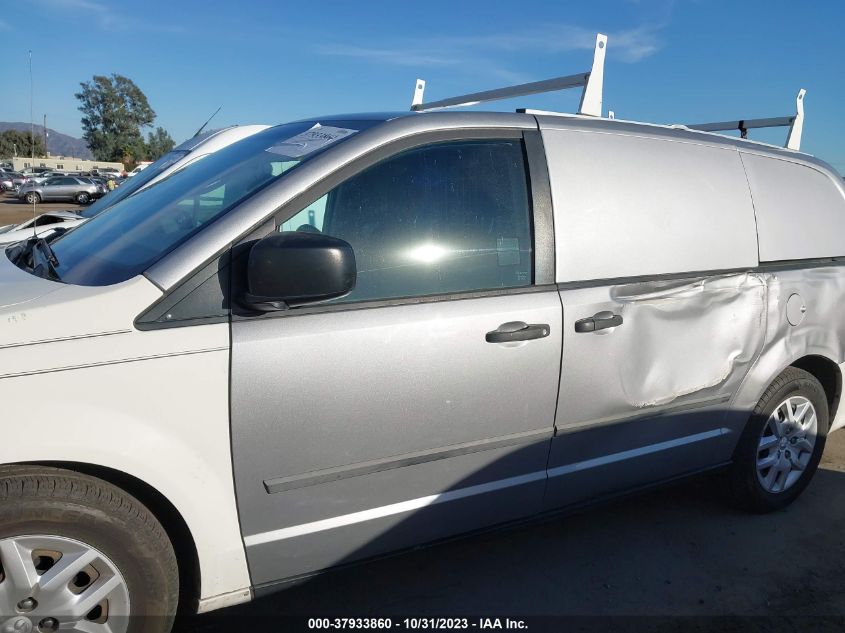 2014 RAM CARGO VAN TRADESMAN 2C4JRGAG5ER259157