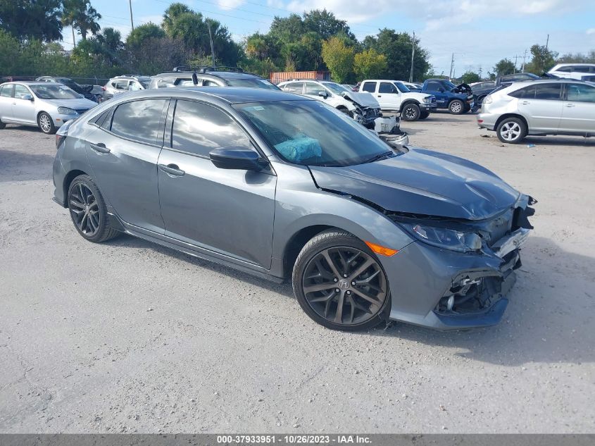 SHHFK7H46MU222603 HONDA CIVIC HATCHBACK SPORT 2021