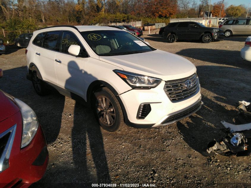 2017 HYUNDAI SANTA FE SE - KM8SM4HF9HU247739