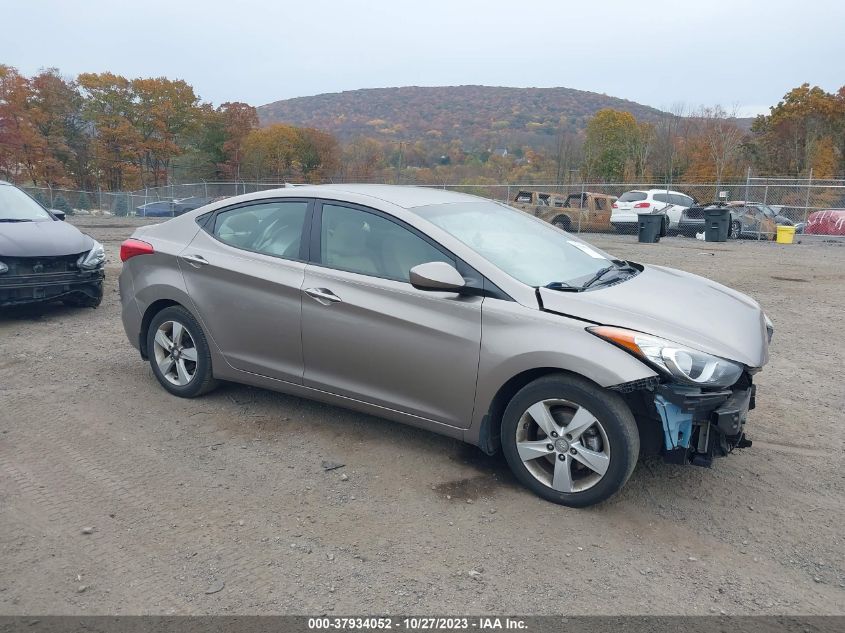2013 HYUNDAI ELANTRA GLS PZEV - 5NPDH4AEXDH409692
