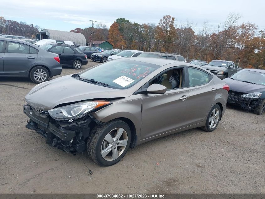 2013 HYUNDAI ELANTRA GLS PZEV - 5NPDH4AEXDH409692