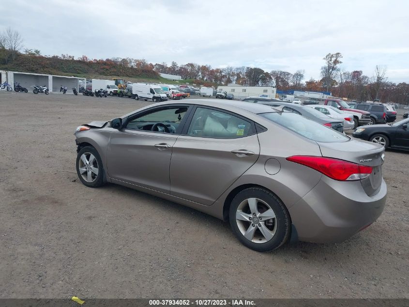 2013 HYUNDAI ELANTRA GLS PZEV - 5NPDH4AEXDH409692