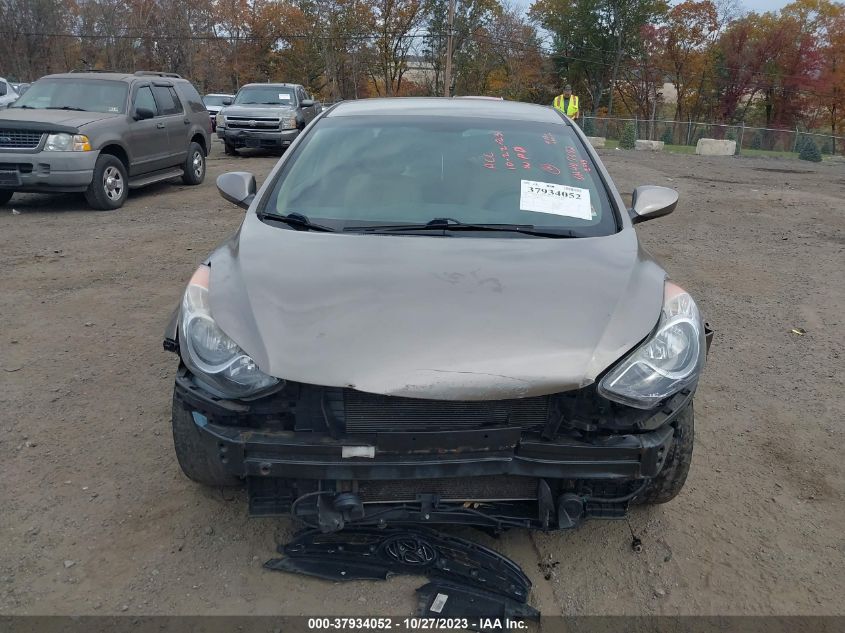 2013 HYUNDAI ELANTRA GLS PZEV - 5NPDH4AEXDH409692