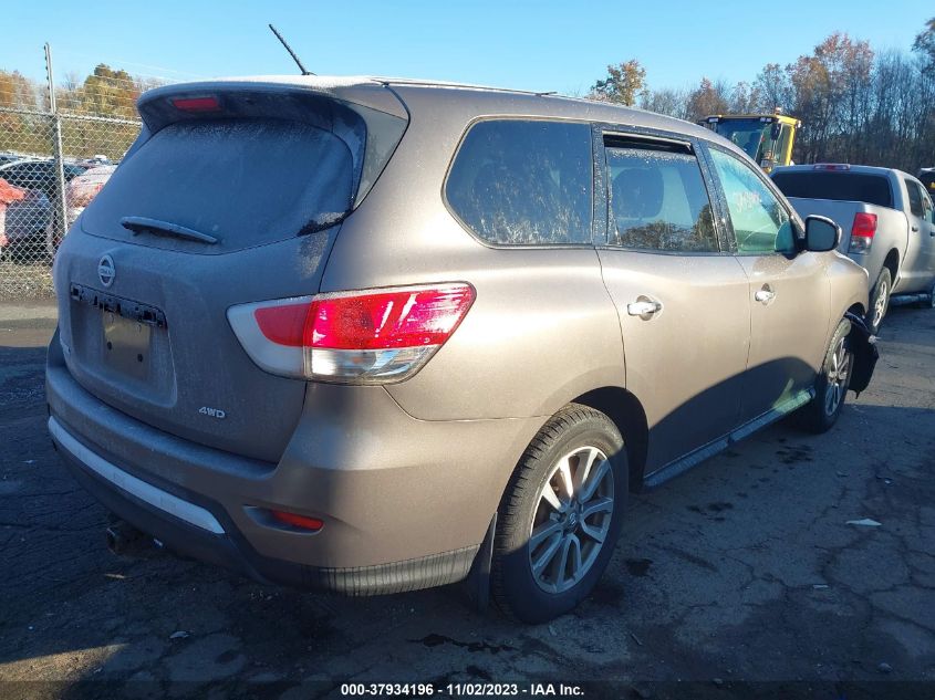 2014 NISSAN PATHFINDER S - 5N1AR2MM5EC686556