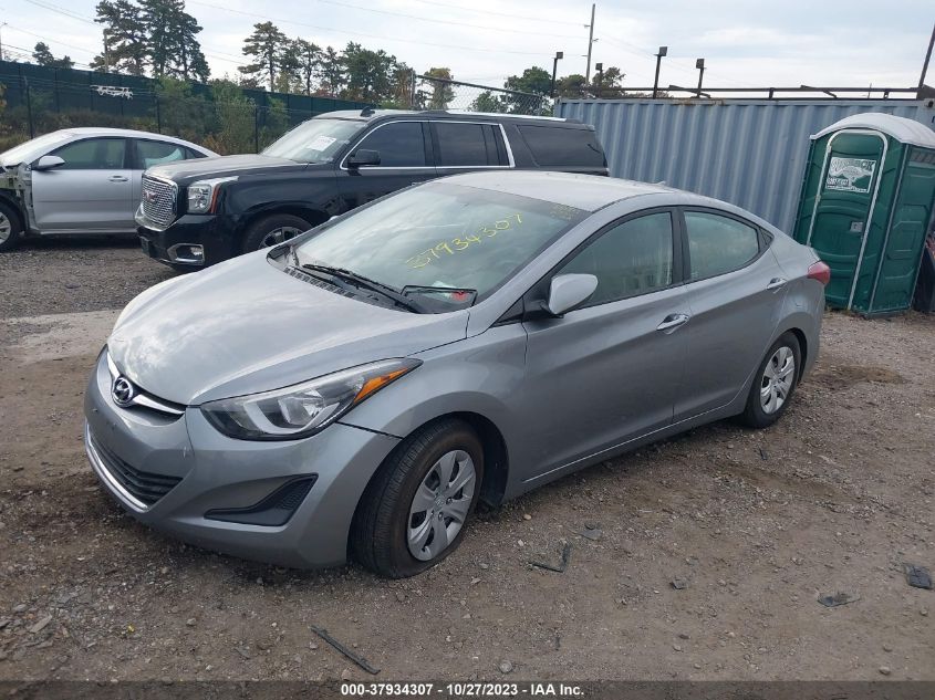 2016 HYUNDAI ELANTRA SE/SPORT/LIMITED - 5NPDH4AE7GH741786