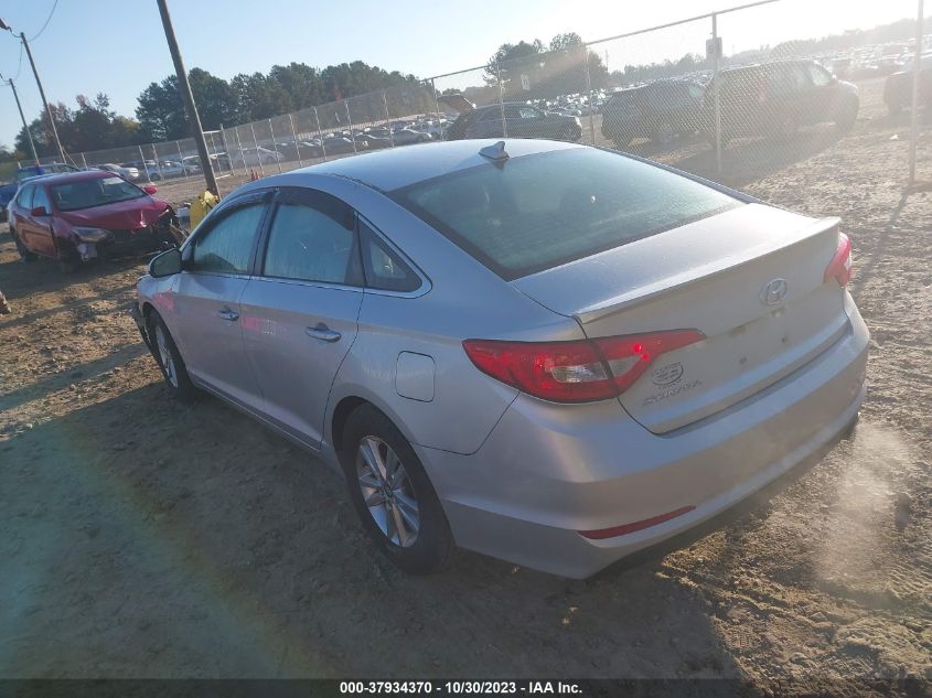 2017 HYUNDAI SONATA 2.4L - 5NPE24AFXHH578566