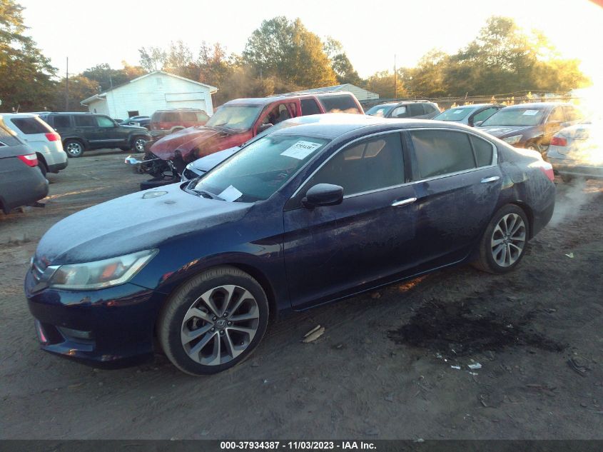 2014 HONDA ACCORD SEDAN SPORT - 1HGCR2F56EA144222