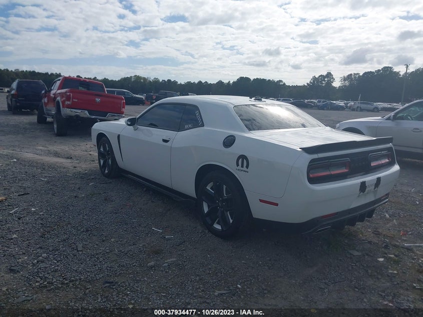 VIN 2C3CDZAG1MH605071 2021 DODGE CHALLENGER SXT