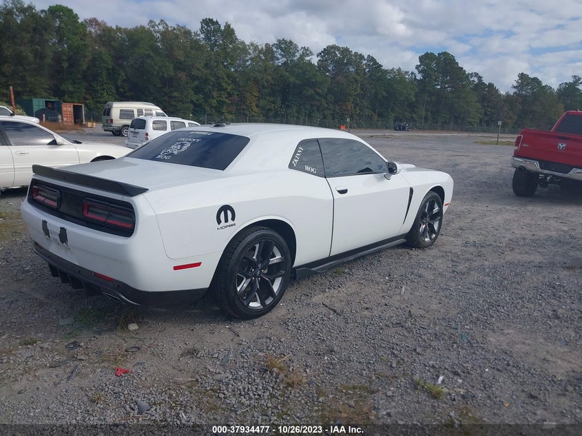 VIN 2C3CDZAG1MH605071 2021 DODGE CHALLENGER SXT