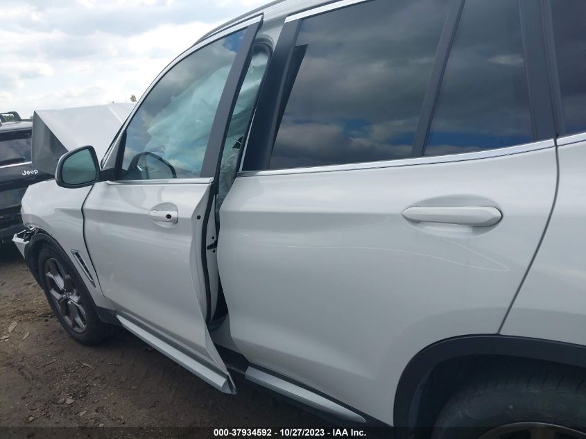 2022 BMW X3 XDRIVE30I - WBX57DP04NN176495