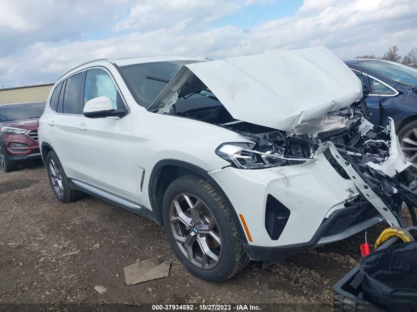 2022 BMW X3 XDRIVE30I - WBX57DP04NN176495