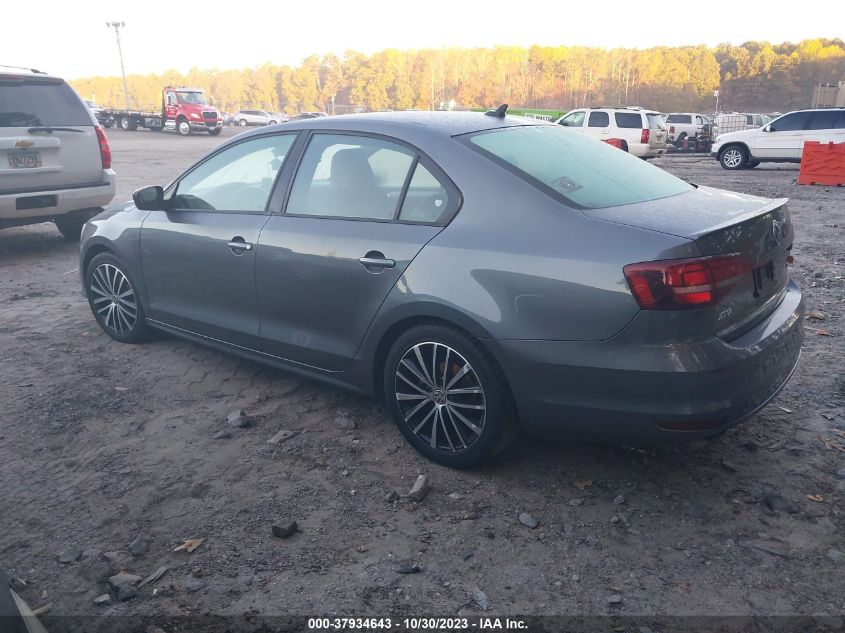 2016 VOLKSWAGEN JETTA SEDAN 1.8T SPORT - 3VWD17AJ0GM368021