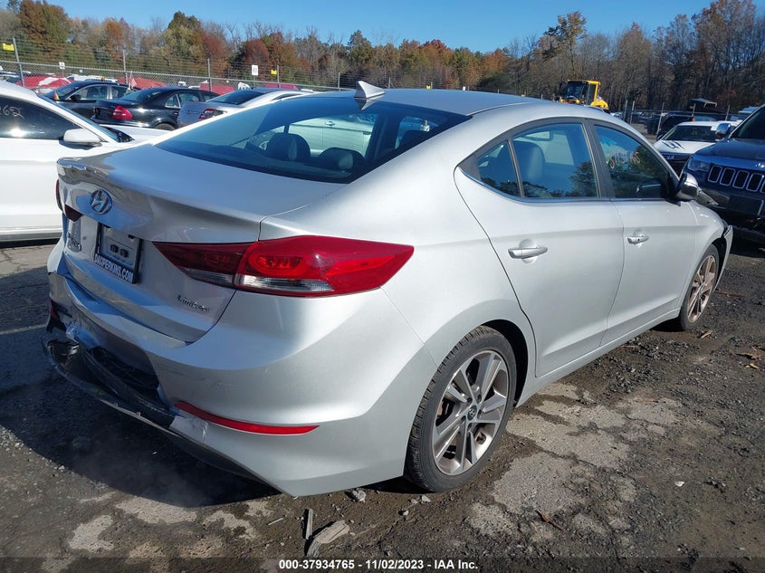 VIN 5NPD84LF2JH252144 2018 HYUNDAI ELANTRA LIMITED
