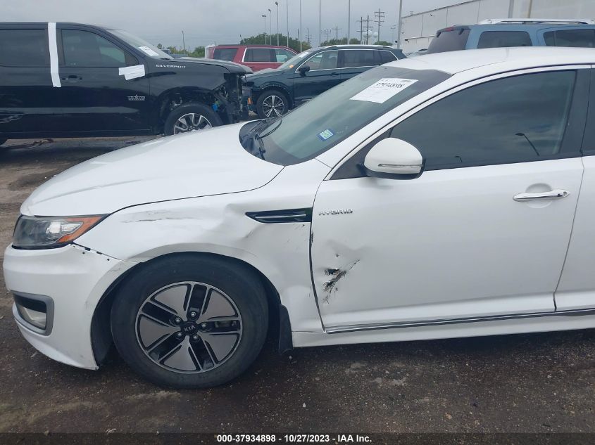 2013 KIA OPTIMA HYBRID LX - KNAGM4AD2D5061237