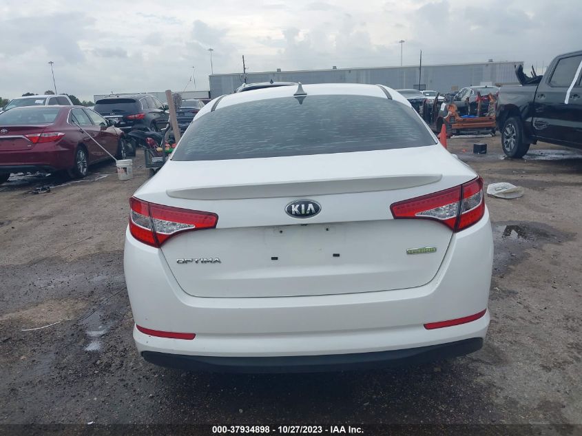 2013 KIA OPTIMA HYBRID LX - KNAGM4AD2D5061237