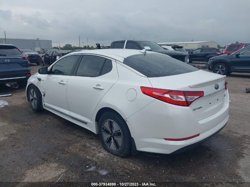 2013 KIA OPTIMA HYBRID LX - KNAGM4AD2D5061237