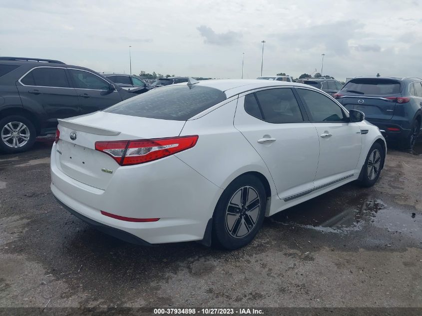 2013 KIA OPTIMA HYBRID LX - KNAGM4AD2D5061237