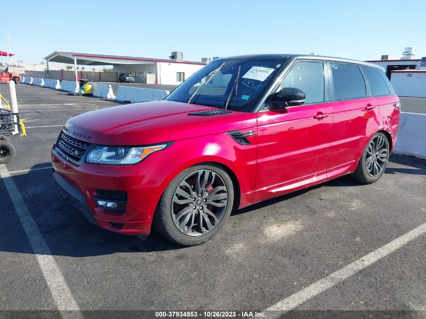 VIN SALWV2FV2HA162513 2017 LAND ROVER RANGE ROVER SPORT HSE DYNAMIC
