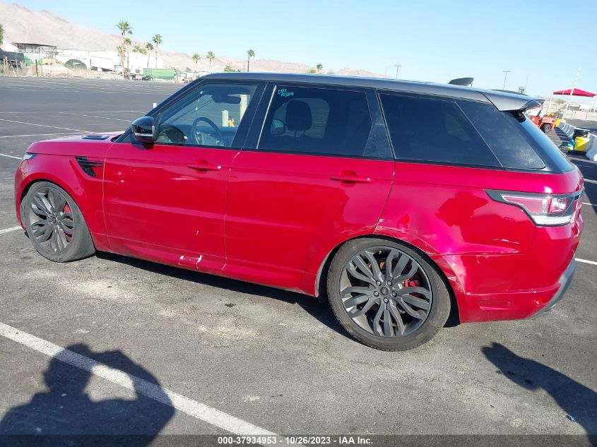 VIN SALWV2FV2HA162513 2017 LAND ROVER RANGE ROVER SPORT HSE DYNAMIC