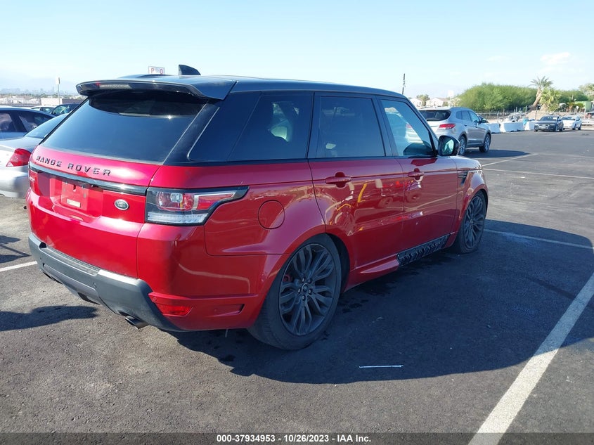 VIN SALWV2FV2HA162513 2017 LAND ROVER RANGE ROVER SPORT HSE DYNAMIC