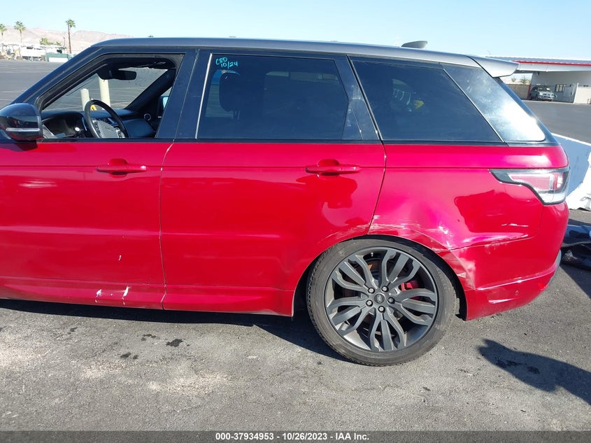 VIN SALWV2FV2HA162513 2017 LAND ROVER RANGE ROVER SPORT HSE DYNAMIC