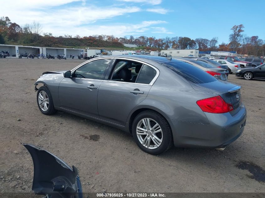 2013 INFINITI G37X - JN1CV6ARXDM355791