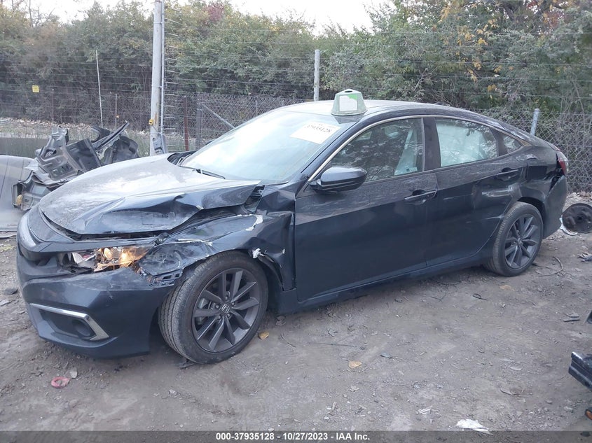 VIN 19XFC1F7XME209495 2021 HONDA CIVIC EXL