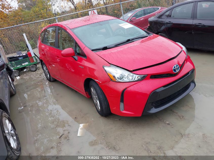 Lot #2543821980 2017 TOYOTA PRIUS V FOUR salvage car