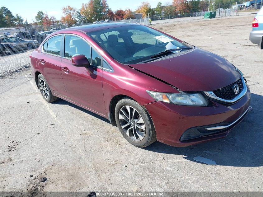 2013 HONDA CIVIC EX - 2HGFB2F8XDH555571