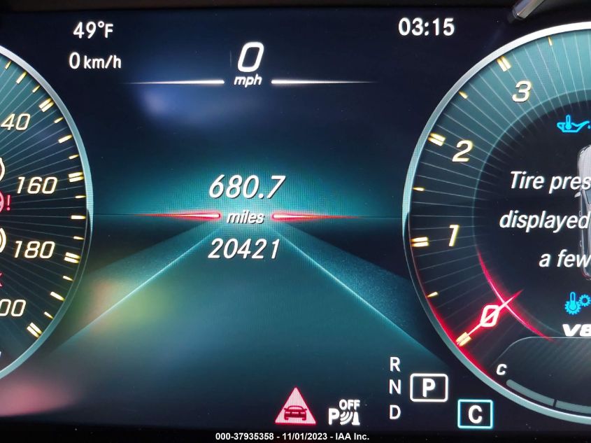 2020 MERCEDES-BENZ AMG GLC 63 4MATIC - WDC0G8JB9LF698971