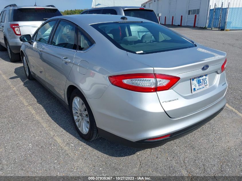 2016 FORD FUSION S HYBRID - 3FA6P0UU5GR369682