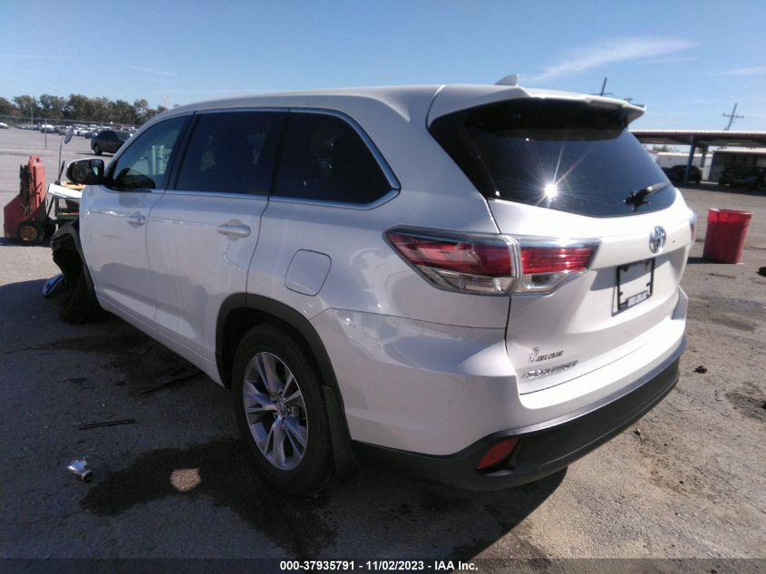 2015 TOYOTA HIGHLANDER LE - 5TDZKRFH5FS050353