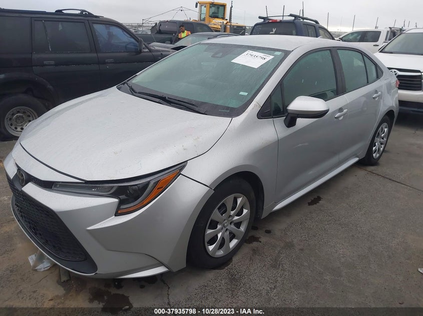 VIN 5YFEPMAE0MP185052 2021 TOYOTA COROLLA LE