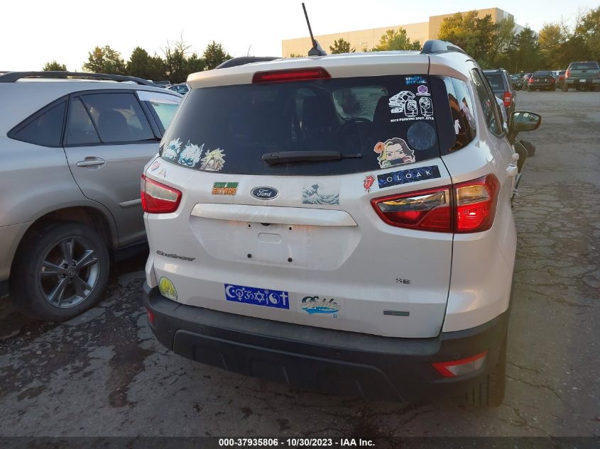 2018 FORD ECOSPORT SE - MAJ3P1TE8JC159148