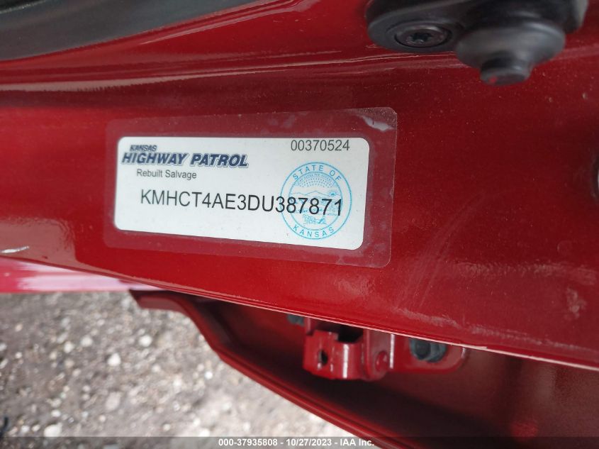 2013 HYUNDAI ACCENT GLS - KMHCT4AE3DU387871