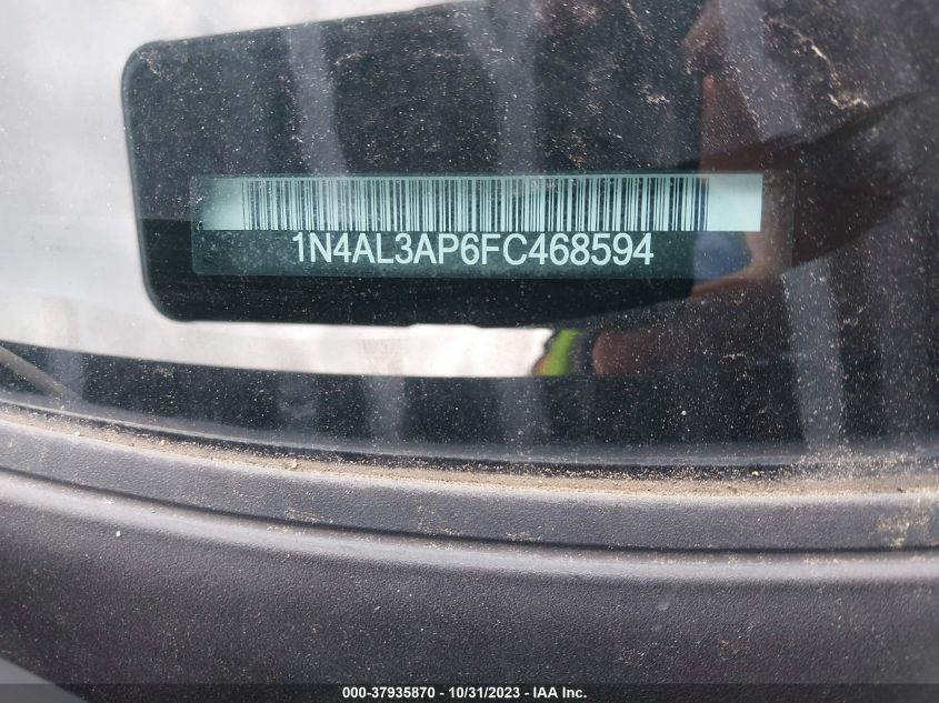 2015 NISSAN ALTIMA 2.5/S/SV/SL - 1N4AL3AP6FC468594