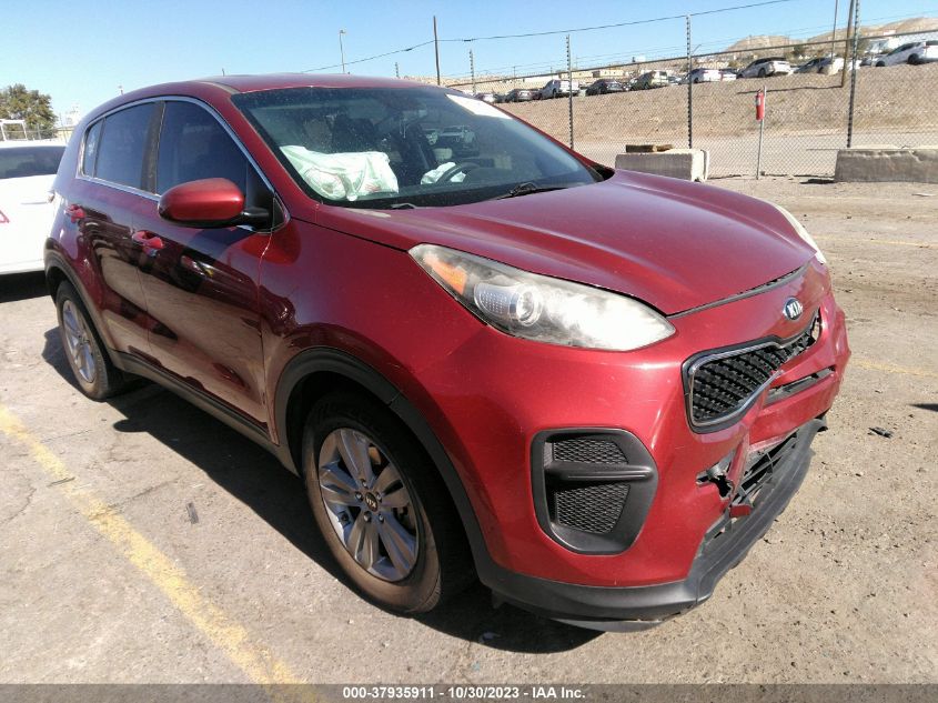 Lot #2524269883 2017 KIA SPORTAGE LX salvage car